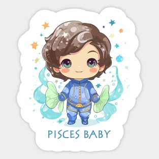 Pisces Baby 3 Sticker